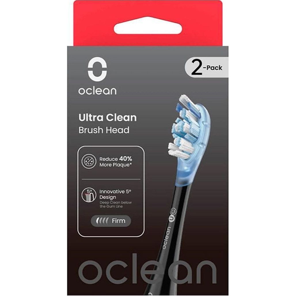 Насадка для зубной щетки Oclean UC02 B02 Ultra Clean Brush Head Black 2 шт (6970810553543) 