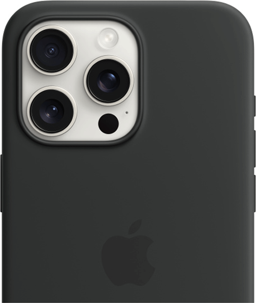 Чохол Apple Silicone Case with MagSafe для iPhone 15 Pro Max Black (MT1M3ZM/A)