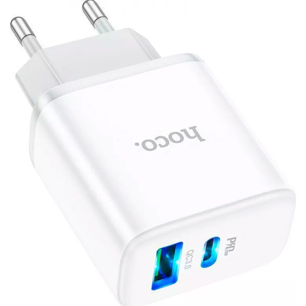 

Сетевое зарядное устройство Hoco C105A PD 20W White