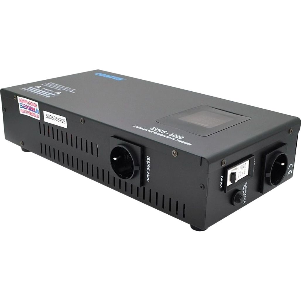 

Стабилизатор напряжения Conter SVR-5000VA/3750W (CR-SVRS-5000)