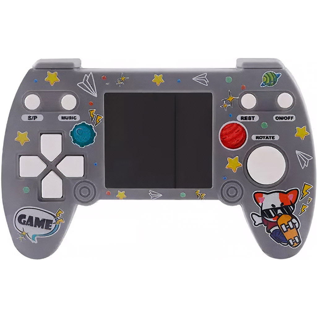

Ретро ігрова приставка Tetris T10 26 в 1 Gray