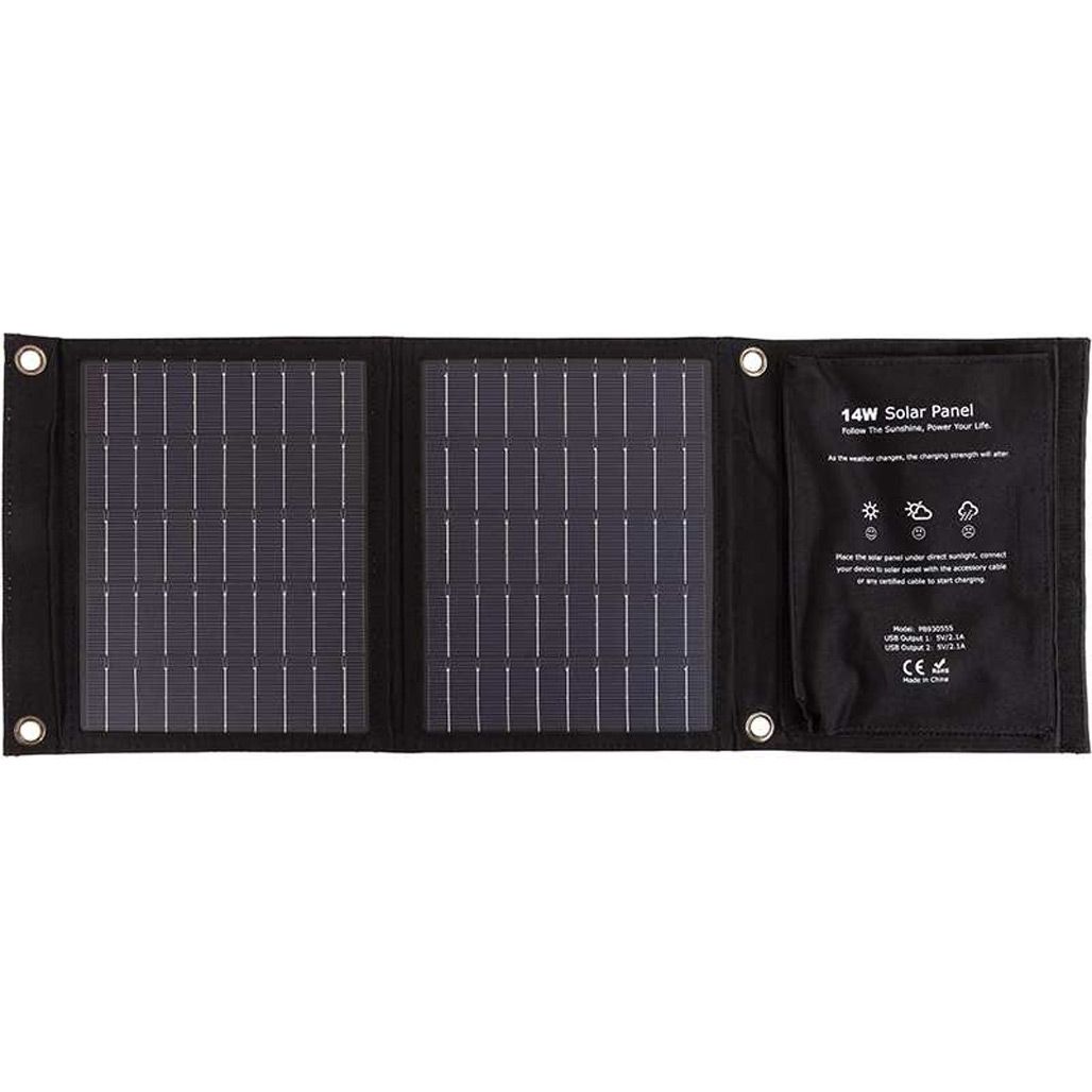 

Портативна сонячна панель PowerPlant 14W 5V 2xUSB-A (PB930555)