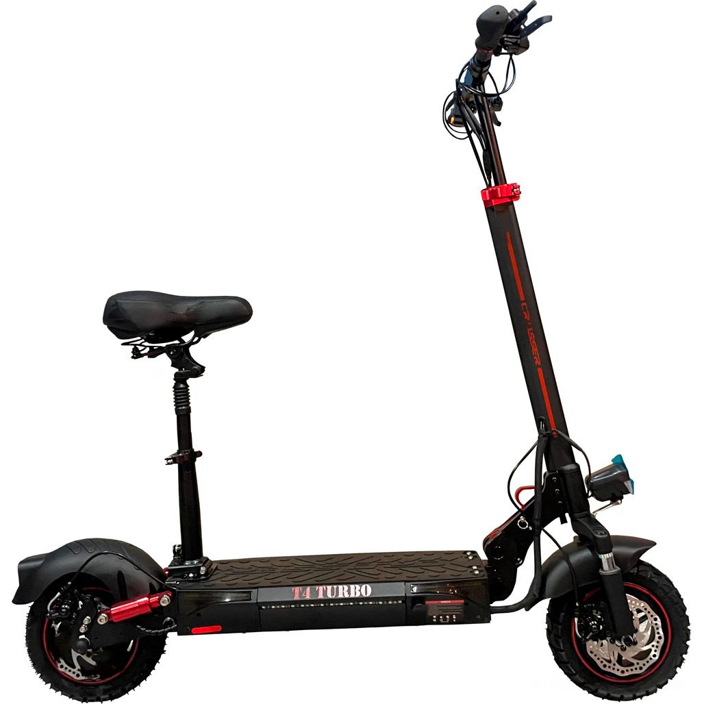 

Електросамокат Crosser T4 TURBO Air 10" + сидіння (Black)