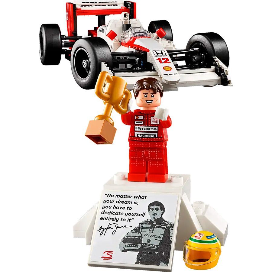 Конструктор LEGO Icons McLaren MP4/4 и Айртон Сенна (10330)
