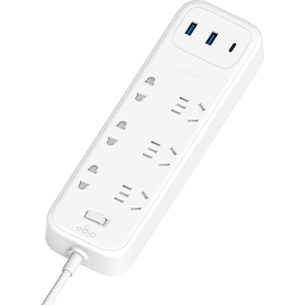 

Удлинитель Xiaomi Mi AIGO Power Strip with 3USB 1.8m White (AC0631) [85456]
