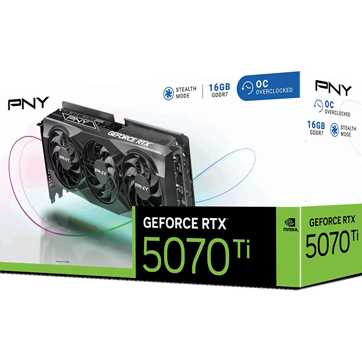 ≡ Видеокарта PNY GeForce RTX 5070 Ti OC 16GB (VCG5070T16TFXPB1-O
