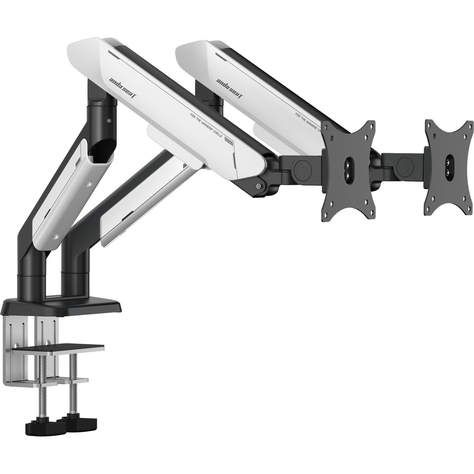 

Настольное крепление для мониторов Anda Seat Stealth Pro II Duo 17-42` Black White (AD-W-A9-2S-BW)