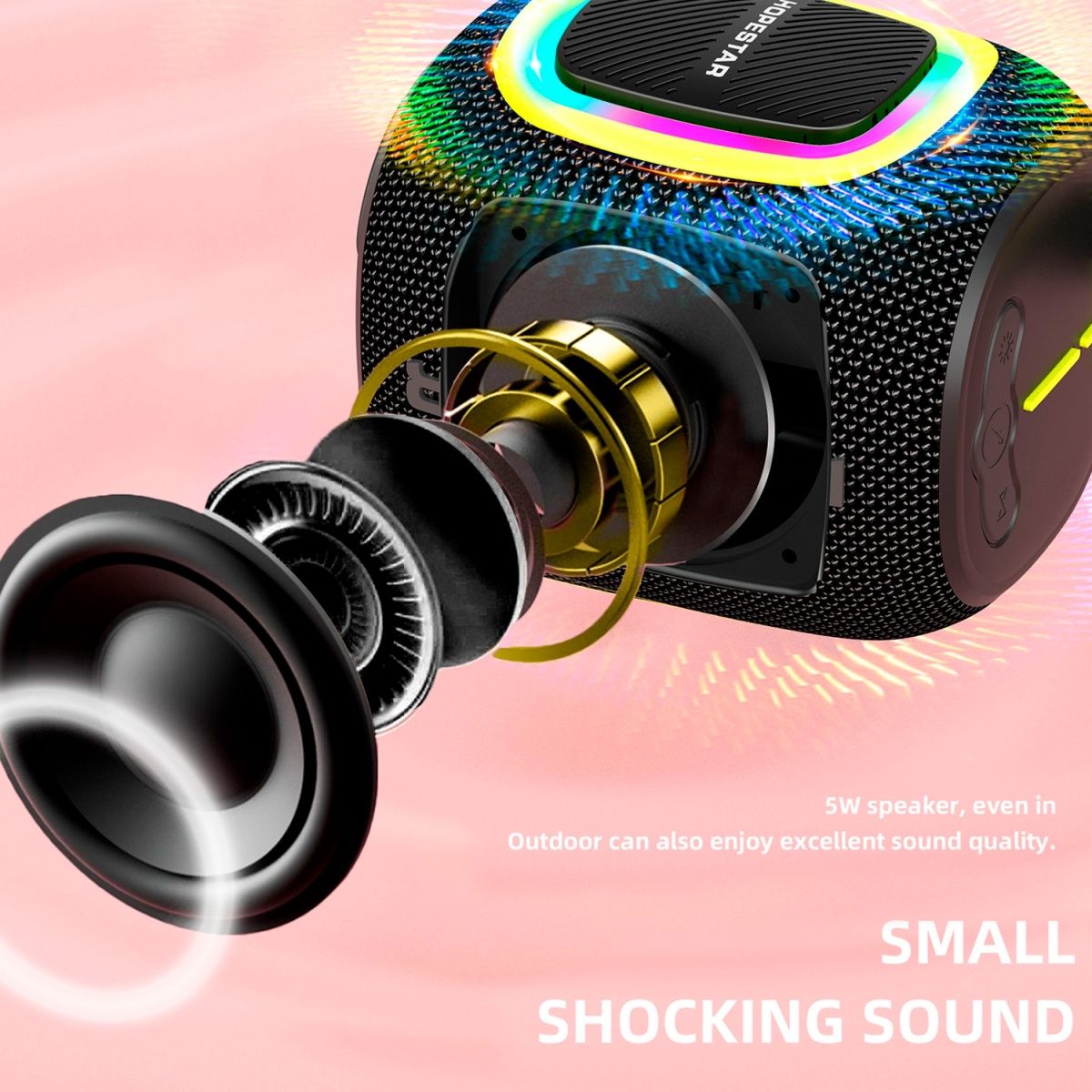 Портативна акустика Hopestar Portable Speaker P66 Black