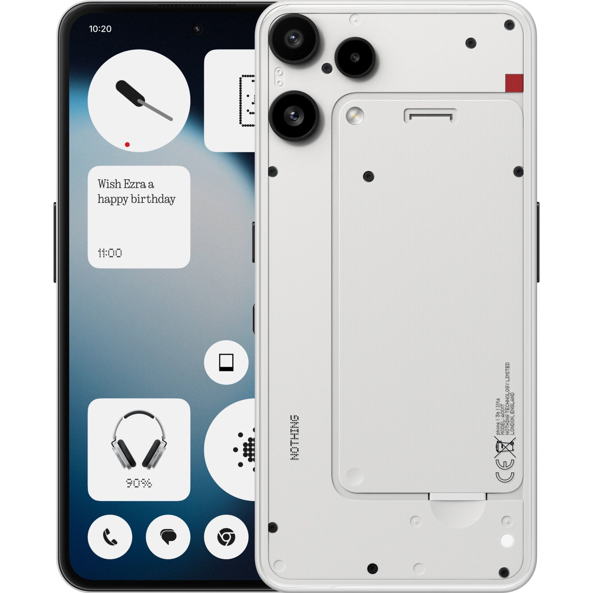 

Смартфон Nothing Phone (3a) Lite 8/256GB White