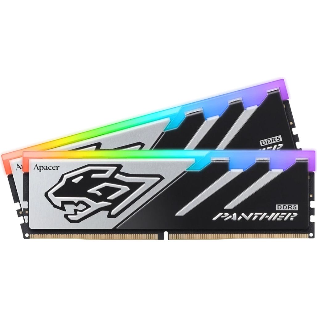 

Модуль пам'яті DDR5 Apacer Panther RGB 2x16GB 6400MHz (AH5U32G64C5529BAA-2)