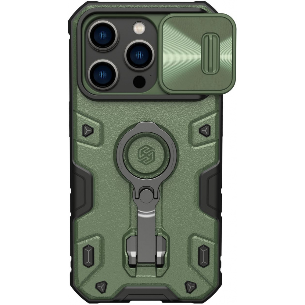 

Чехол Nillkin CamShield Armor Pro для Apple iPhone 14 Pro Green