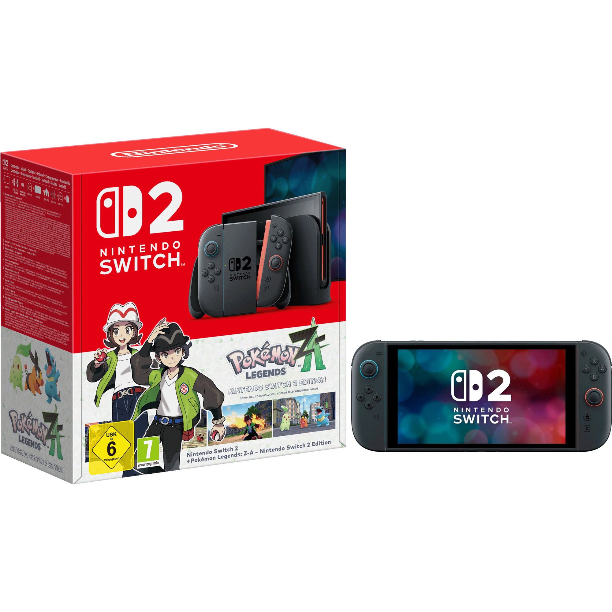 

Портативная игровая консоль Nintendo Switch 2 Black Pokemon Legends: Z-A Bundle (0045496337254)