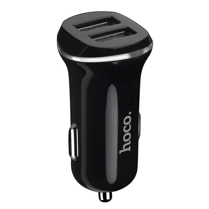 

Автомобильное зарядное устройство Hoco Z1 Car Charger 2USB 2.1A (Black)