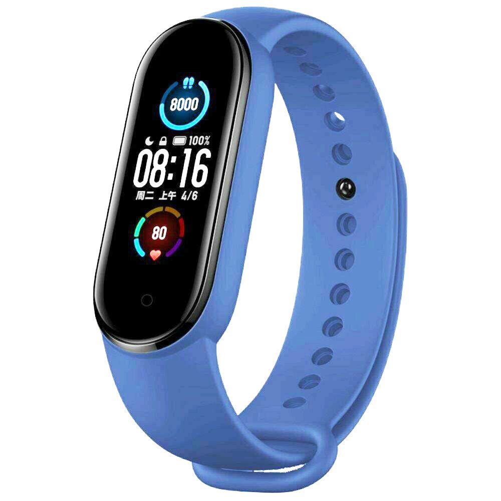 

Ремінець силіконовий для Xiaomi MI Band 5 (Light Blue)
