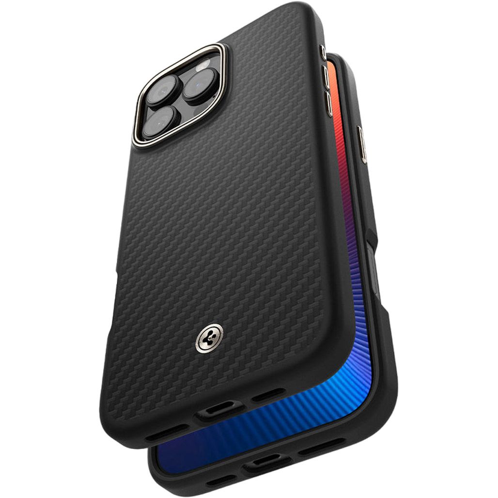 Чохол Spigen Enzo Aramid with MagSafe для Apple iPhone 16 Pro Max Black Natural (ACS08501)