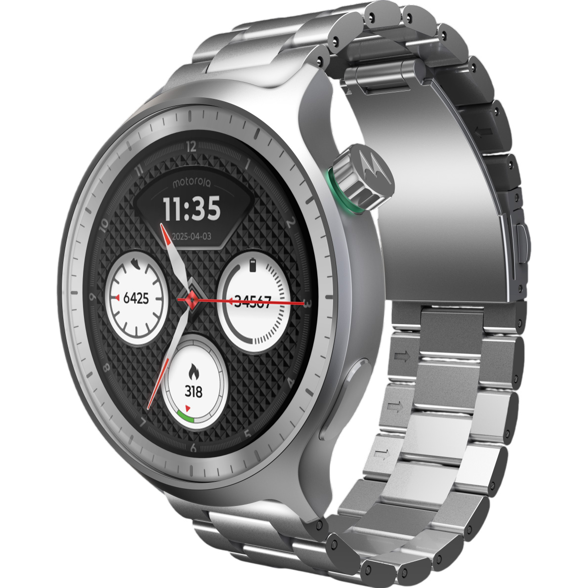 Смарт-годинник Motorola Moto Watch (2026) Silver (PG38C08264)