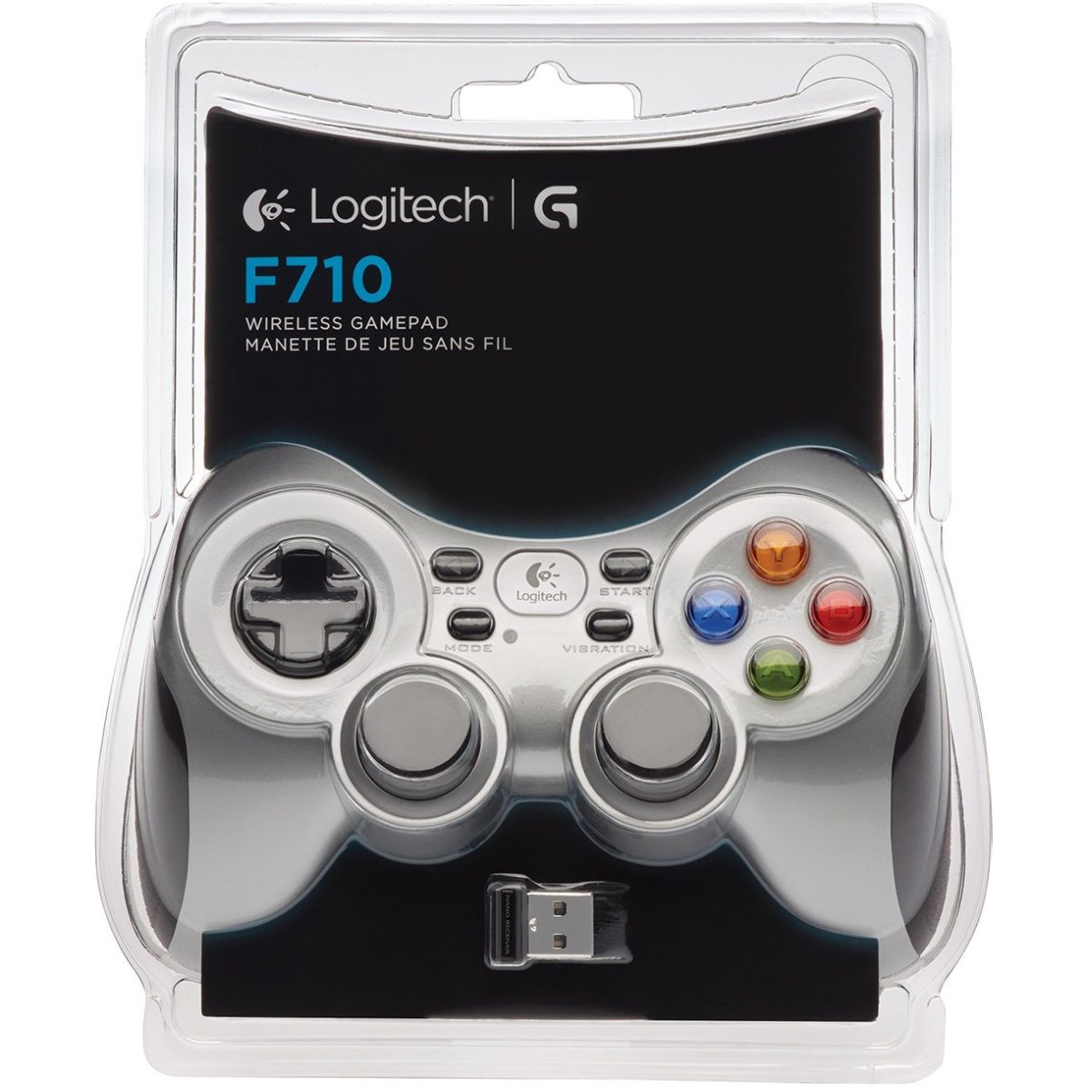 Геймпад Logitech Wireless Gamepad F710 для PC Black/Silver (940-000145)