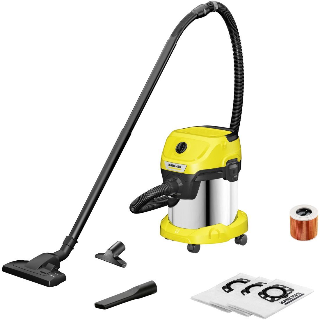

Пилосос промисловий Karcher WD 3 S V-15/6/20 Home (1.628-150.0)