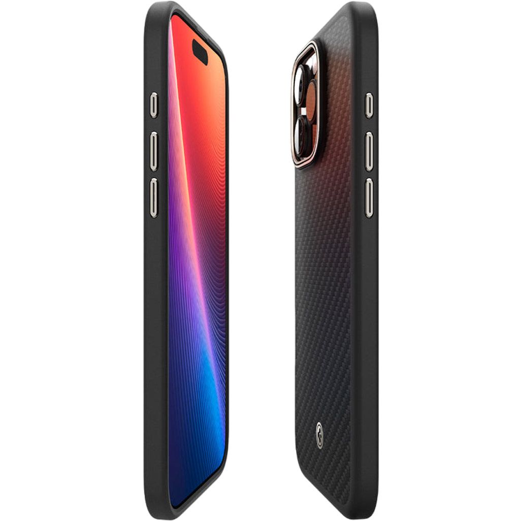 Чохол Spigen Enzo Aramid with MagSafe для Apple iPhone 16 Pro Max Black Natural (ACS08501)
