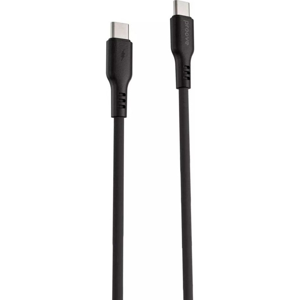 

Кабель Proove Rebirth USB-C to USB-C 60W 1m Black (CCRE60002201)