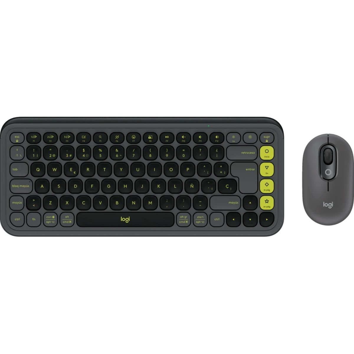 

Комплект (клавиатура + мышь) Logitech POP Icon Combo Bluetooth UA Graphite (920-013156)