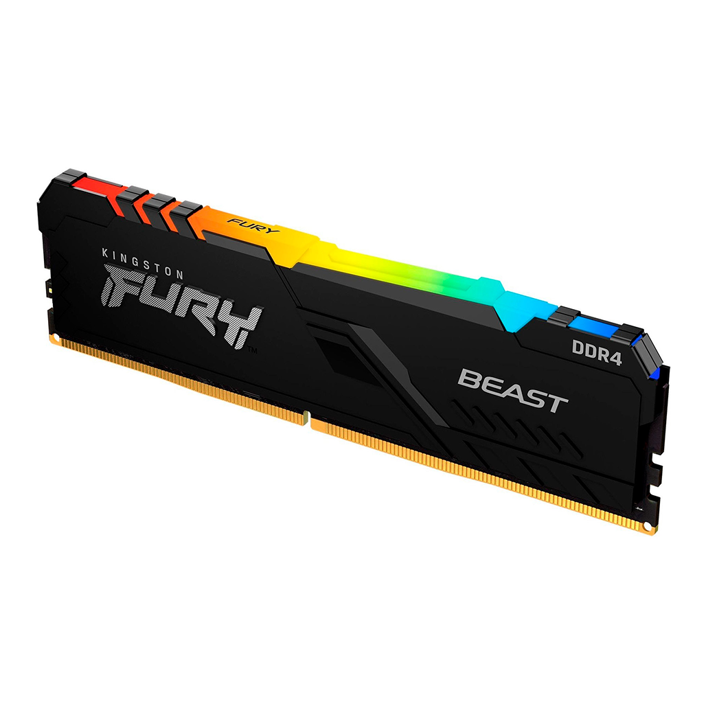 

Модуль пам'яті DDR4 Kingston FURY Beast RGB 16 GB 3200 MHz (KF432C16BB1A/16)