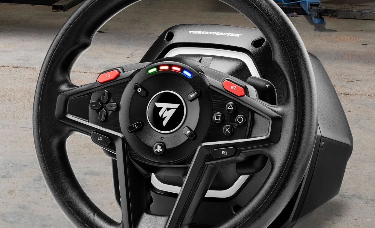Ігрове кермо з педалями Thrustmaster PC/PS4/PS5 T128 Wheel with Pedals (4160781)