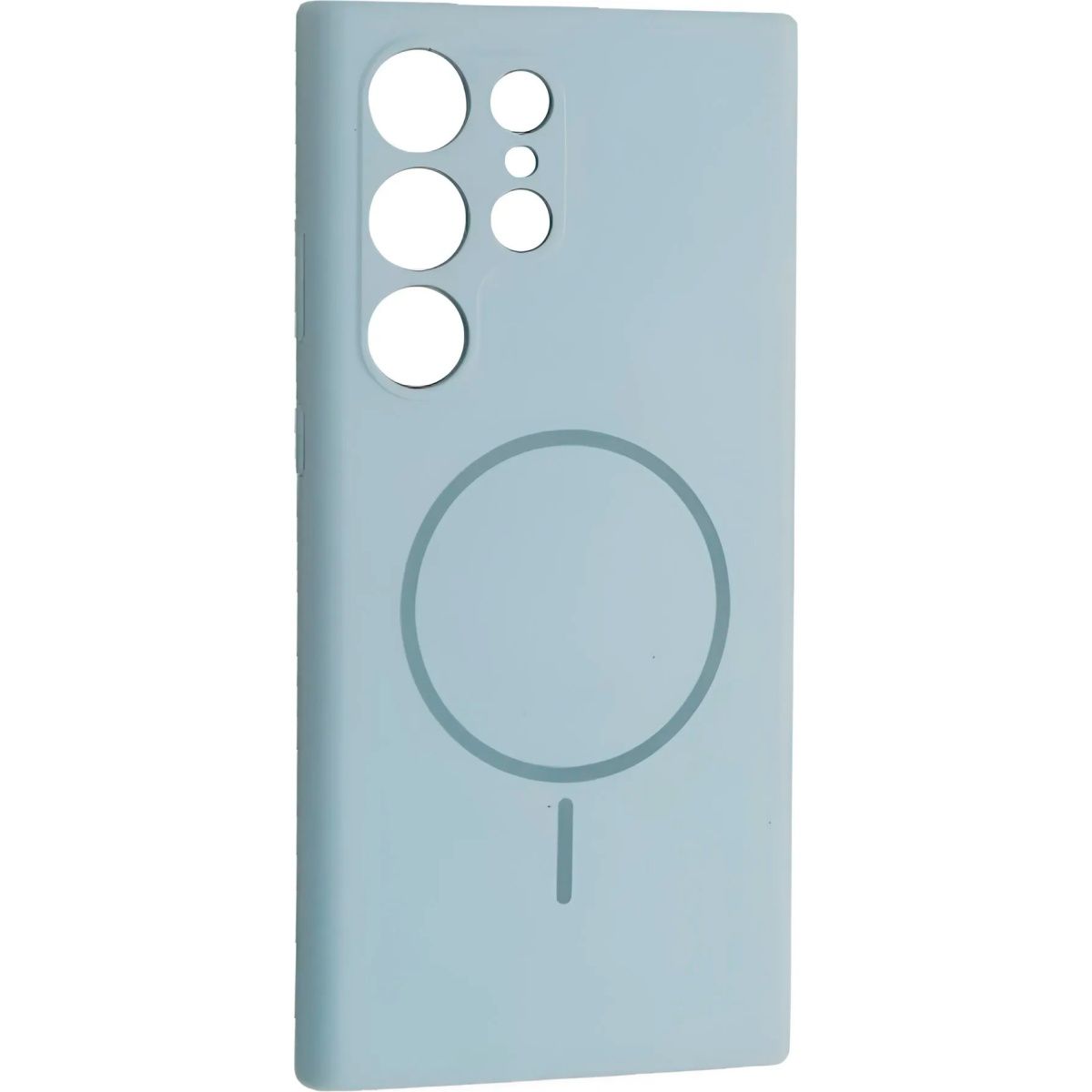 

Чехол DK Luxury Silicone Case with MagSafe для Samsung Galaxy S24 Ultra Sky Blue