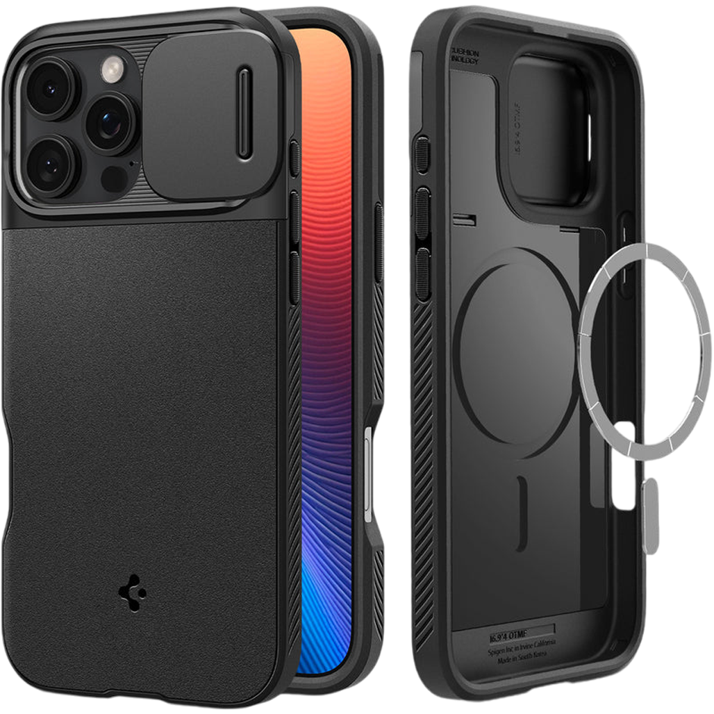 Чохол Spigen Optik Armor MagFit with MagSafe для iPhone 16 Pro Max Black (ACS08015) 