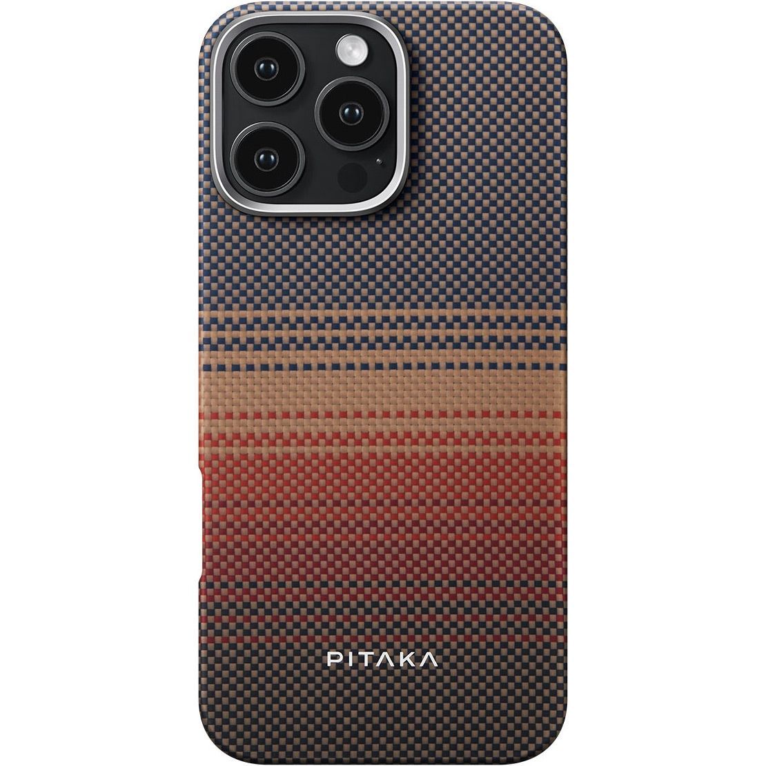

Чехол Pitaka Tactile Woven Case MagEZ для Apple iPhone 16 Pro Sunset (KI1601SU)
