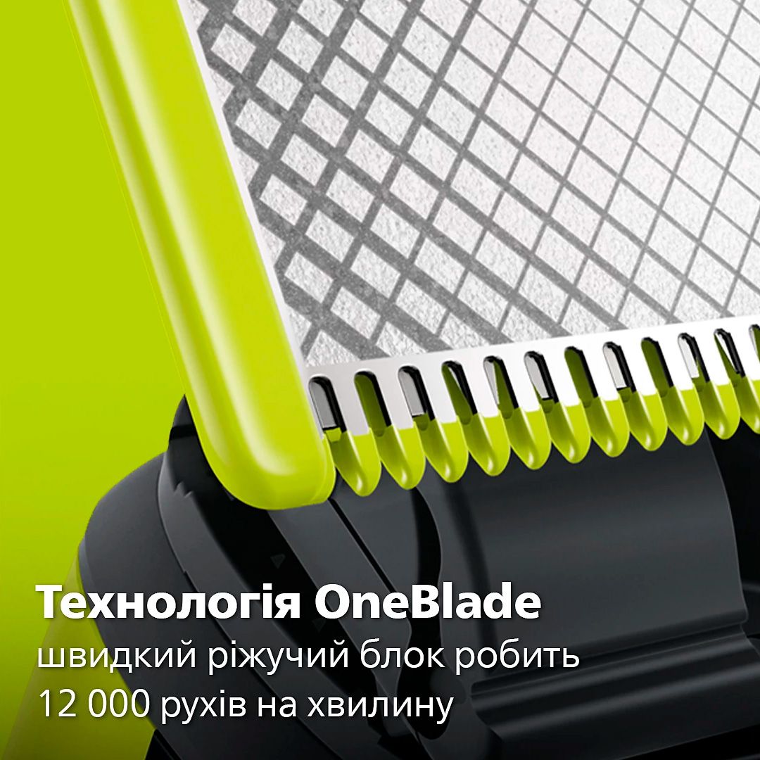 Тример для бороди та вусів Philips OneBlade QP2824/20