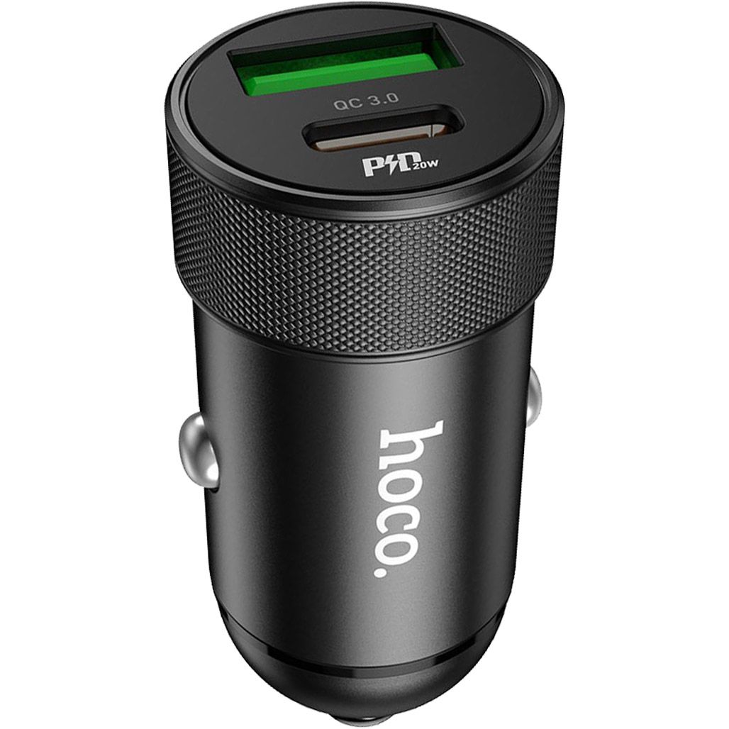 

Автомобильное зарядное устройство Hoco Z32B Speed Up PD20W + QC3.0