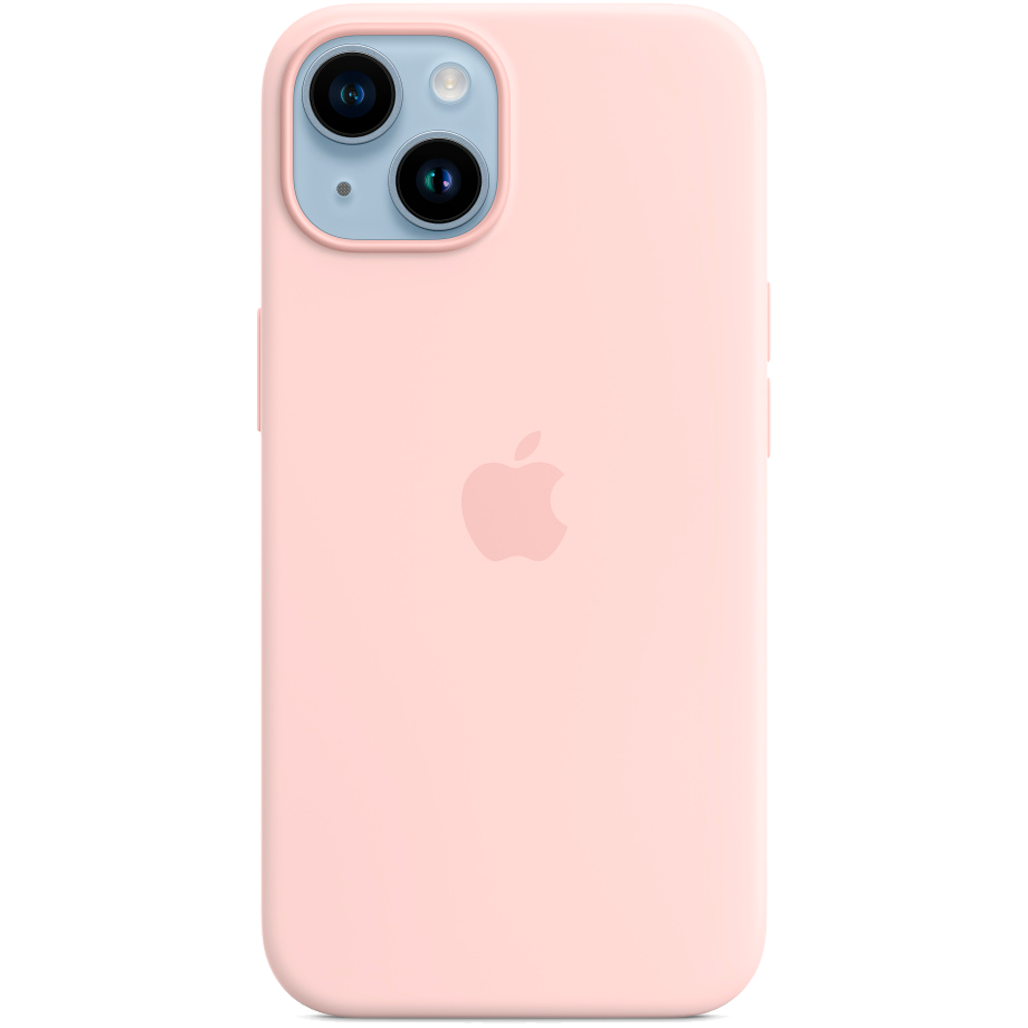 

Чохол Apple Silicone Case with MagSafe для Apple iPhone 14 Chalk Pink (MPRX3)