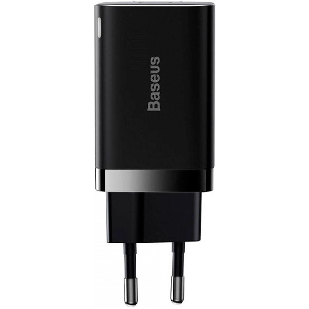 

Сетевое зарядное устройство Baseus Super Si Pro 30W USB-C + USB-A Black (CCSUPP-E01)