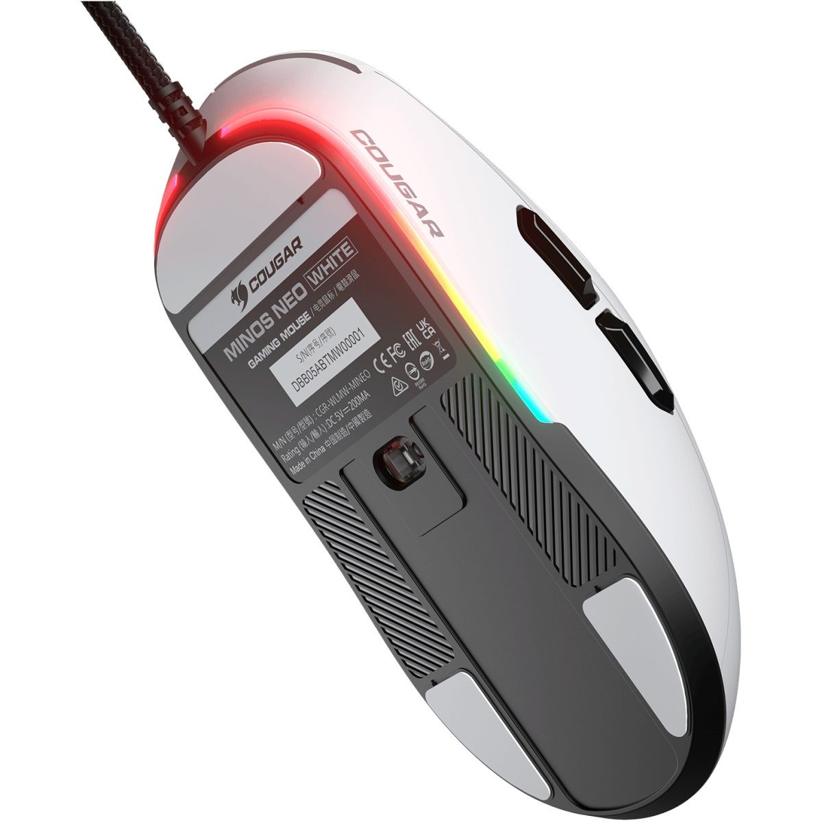 Миша Cougar Minos Neo White