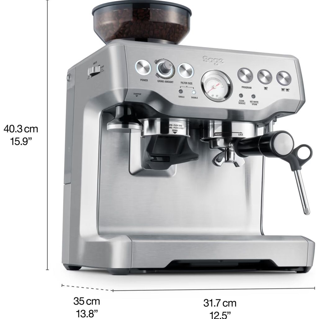 Кавоварка ріжкова Sage Barista Express SES875BSS (SES875BSS2EEU1A)