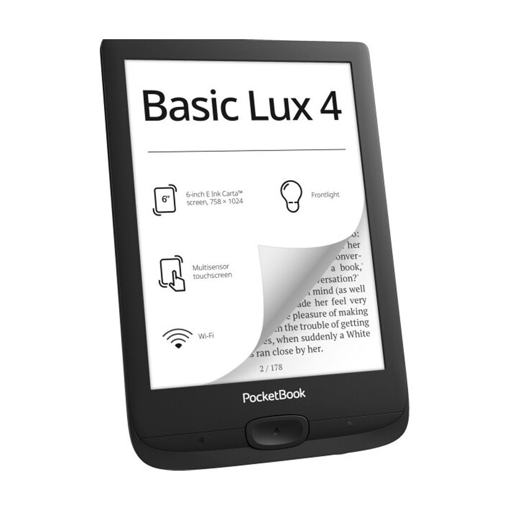 Електронна книга PocketBook 618 Basic Lux 4 Black (PB618-P-CIS) 