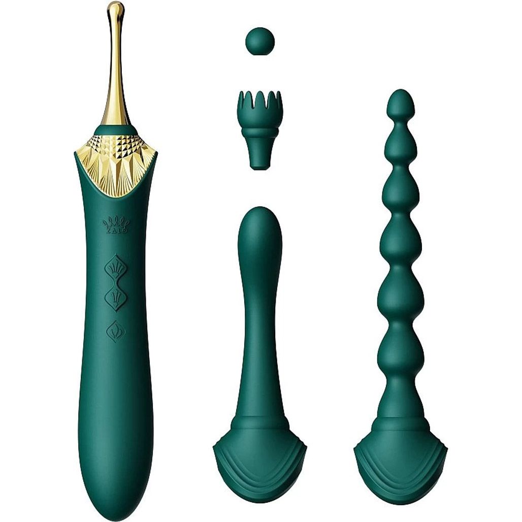 

Вібратор Zalo Bess 2 Turquoise Green (SO8238)