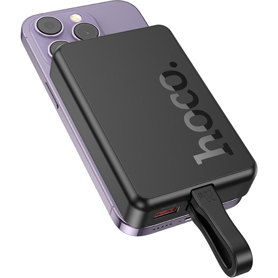 Зовнішній акумулятор Hoco Elegant MagSafe 10000mAh 22.5W Q24 Black 