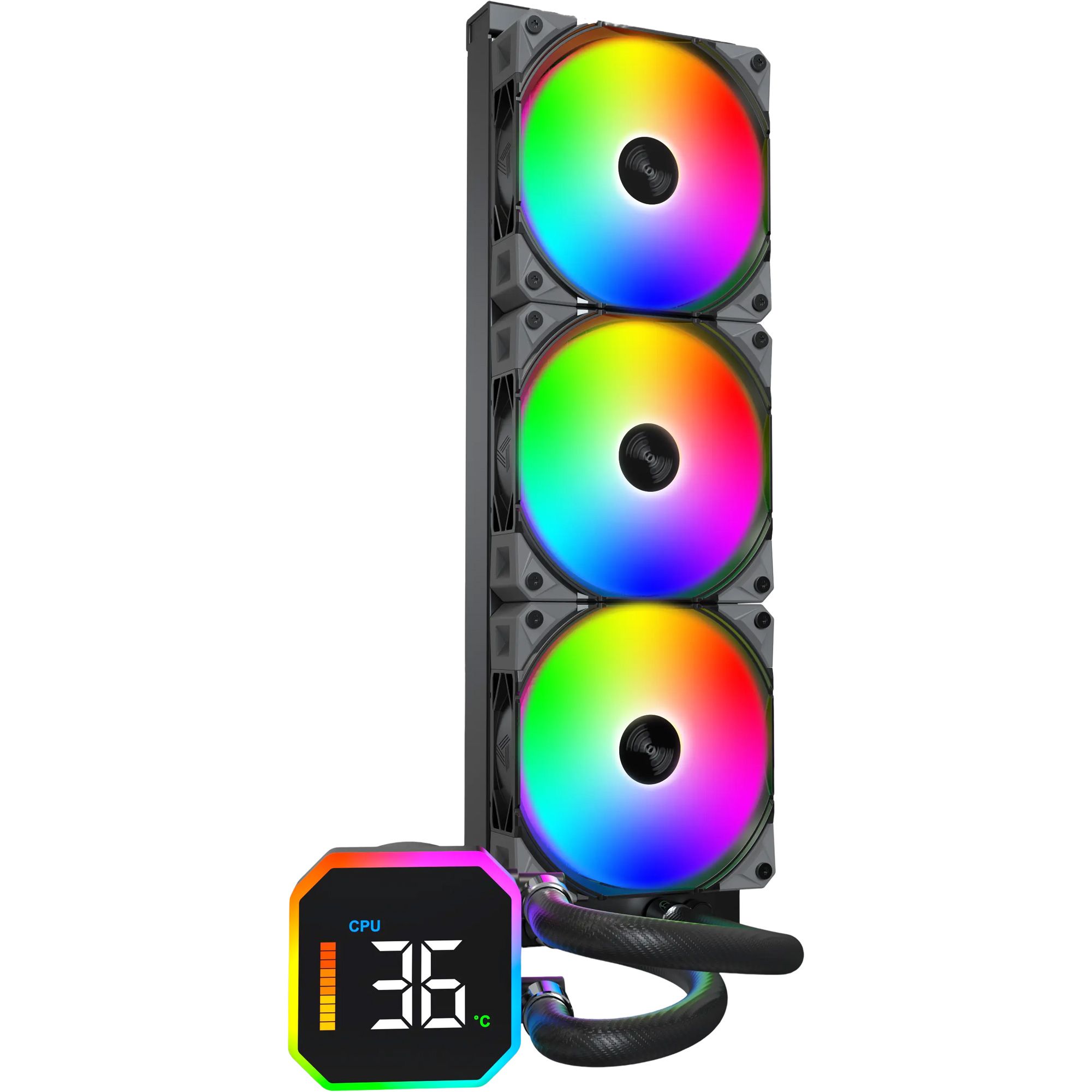 

Система водяного охлаждения MONTECH HyperFlow Digital 360 Black