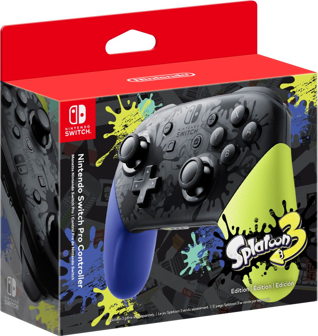 Геймпад Nintendo Switch Pro Controller Splatoon 3 Special Edition