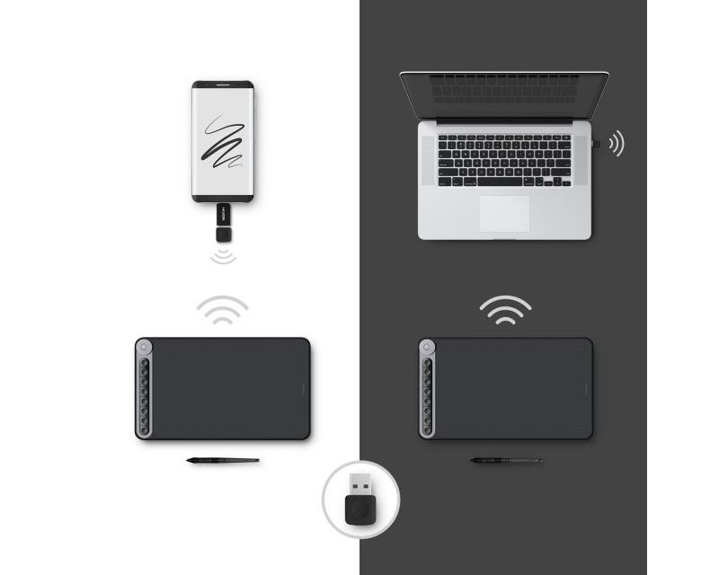 Графічний планшет Huion Inspiroy Dial Q620M