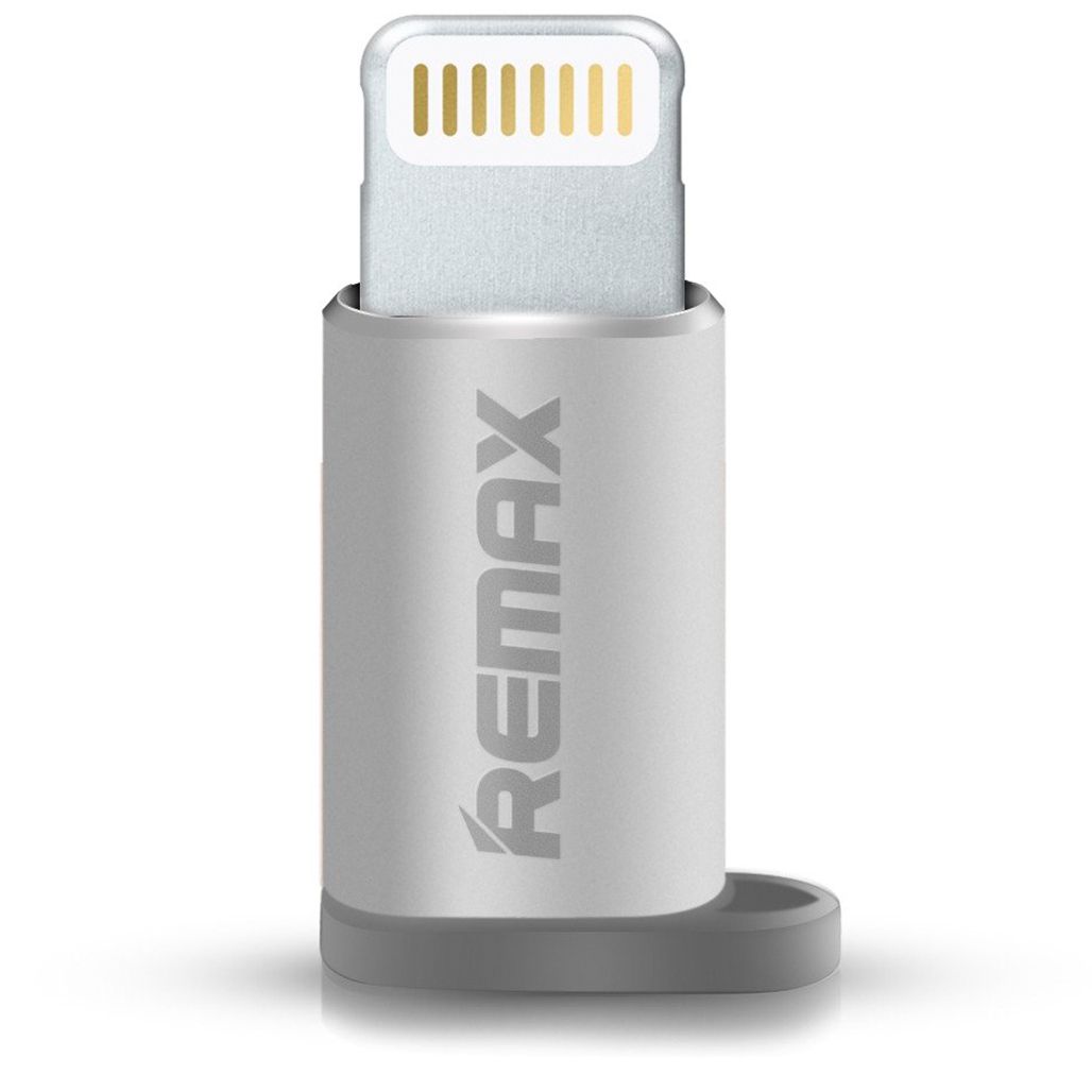 

Перехідник Remax Visual microUSB to Lightning (Silver)