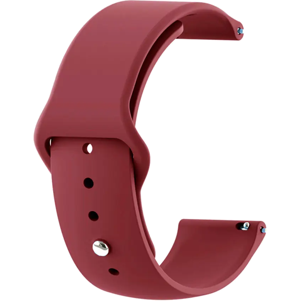 

Универсальный ремешок Silicone Band для Xiaomi Amazfit Bip 20mm Marsala