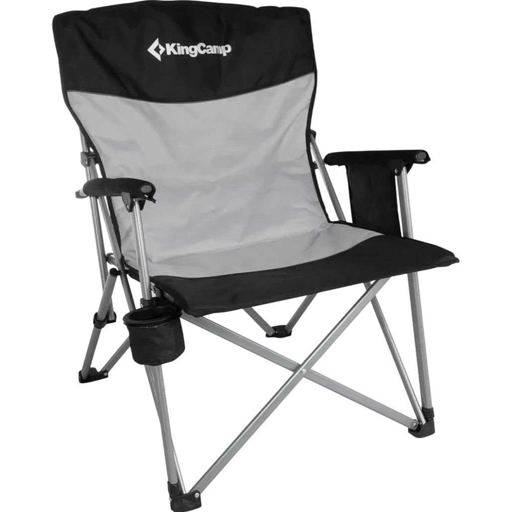 

Складаний стілець KingCamp Comfort Black/Mediumgrey(2248.65.55)