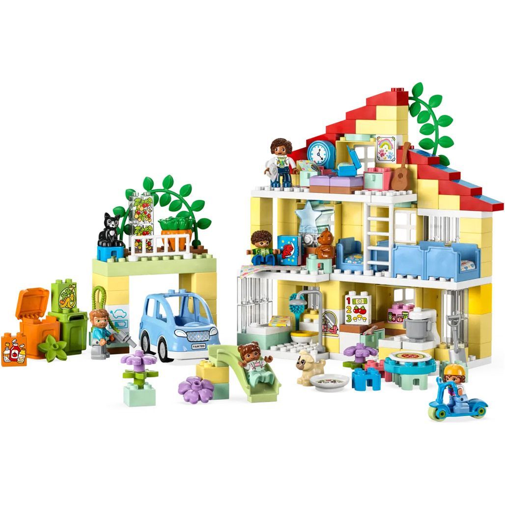 

Конструктор LEGO DUPLO Сімейний будинок 3 в 1 (10994)