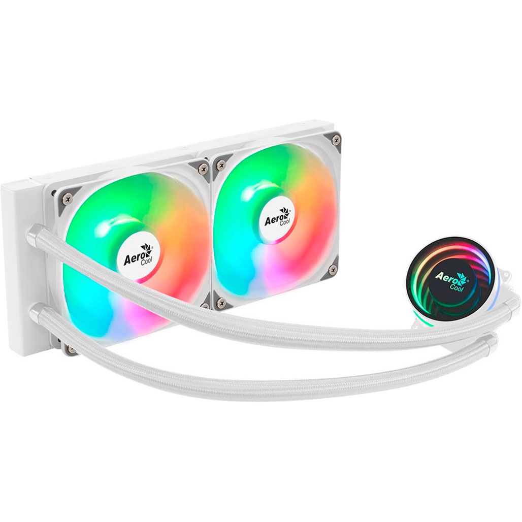 

Система водяного охолодження Aerocool Oasis L240 White (ACLA-OA24117.21)