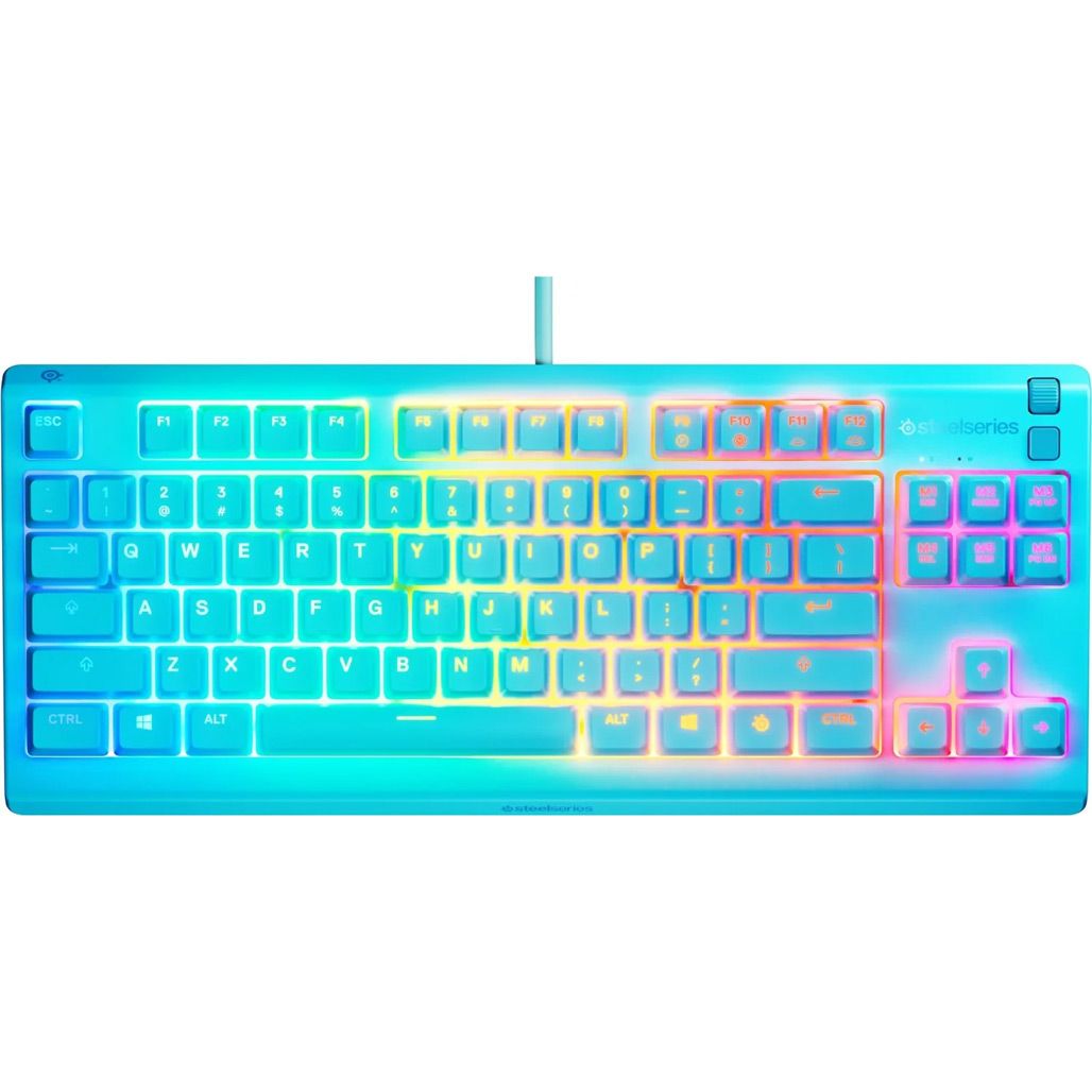 Клавиатура SteelSeries Apex 3 TKL UA Aqua (64933)