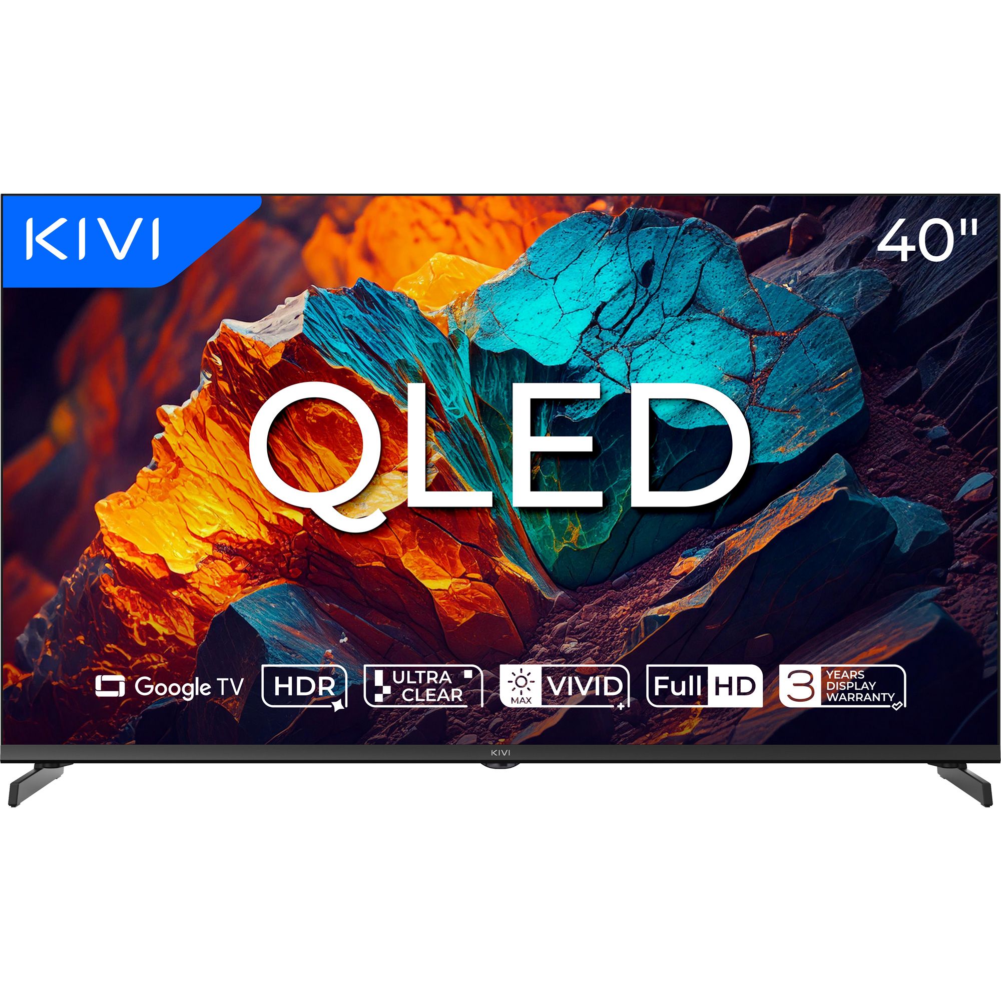 

Телевізор Kivi F720Q 40'' QLED FHD (40F720QB)