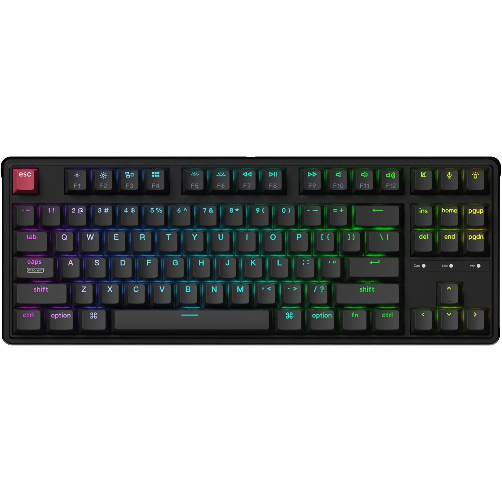

Клавиатура Keychron C3 Pro Red Switch RGB Black (C3PX-H3-UA)